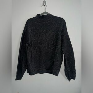H&M Smalk Black Sparkle Sweater